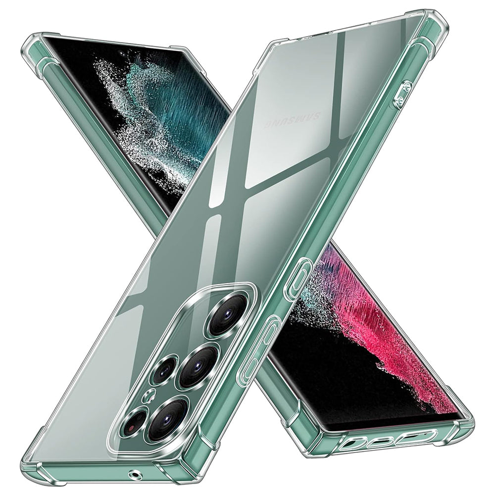 Etui na Samsung Galaxy S22 Ultra 5G S908, Techsuit, Shockproof Clear, Przezroczyste