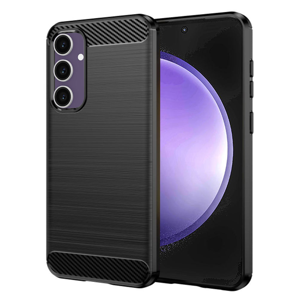 Etui na Samsung Galaxy S23 FE S711, Techsuit, Carbon, Czarny