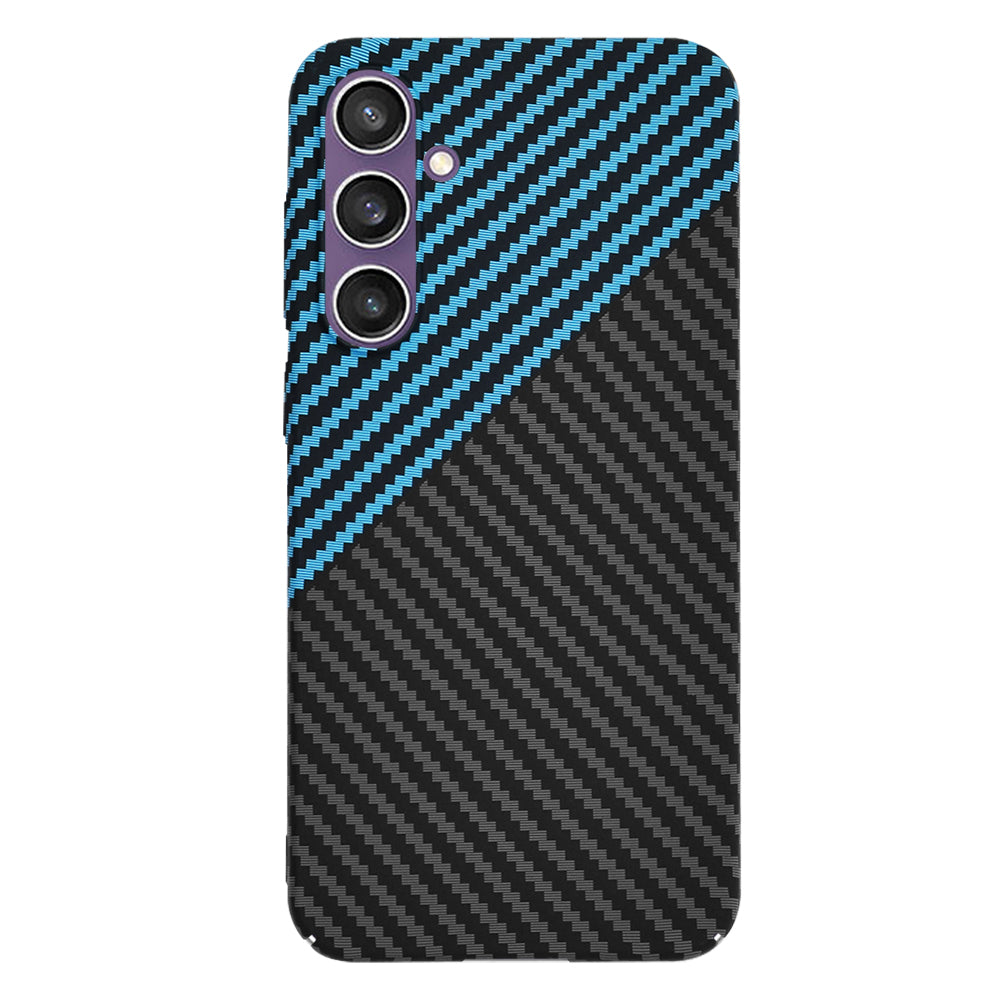 Etui na Samsung Galaxy S23 FE S711, Techsuit, Carbonite FiberShell, Czarna Bleu