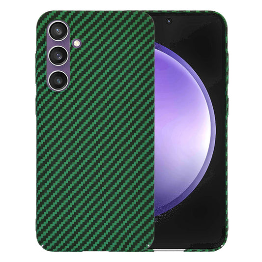 Etui na Samsung Galaxy S23 FE S711, Techsuit, Carbonite FiberShell, Zielony