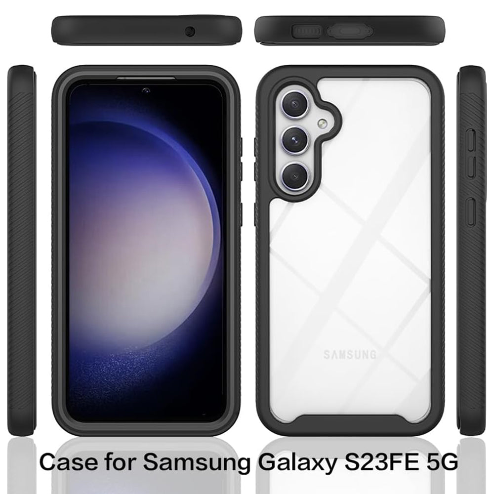 Case for Samsung Galaxy S23 FE S711, Techsuit, Defense360 Pro, Black