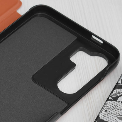 Etui na Samsung Galaxy S23 FE S711, Techsuit, eFold, Pomarańczowe