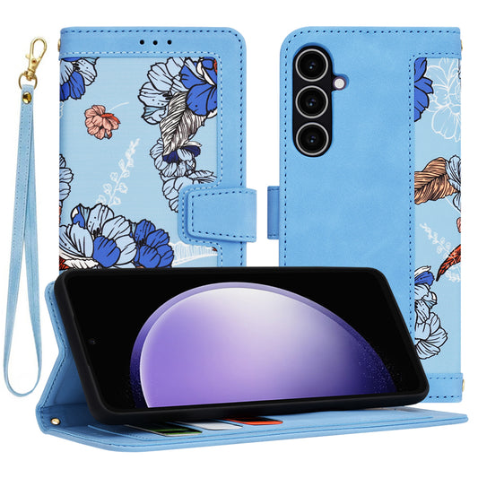Etui na Samsung Galaxy S23 FE S711, Techsuit, FlipCraft, Niebieski