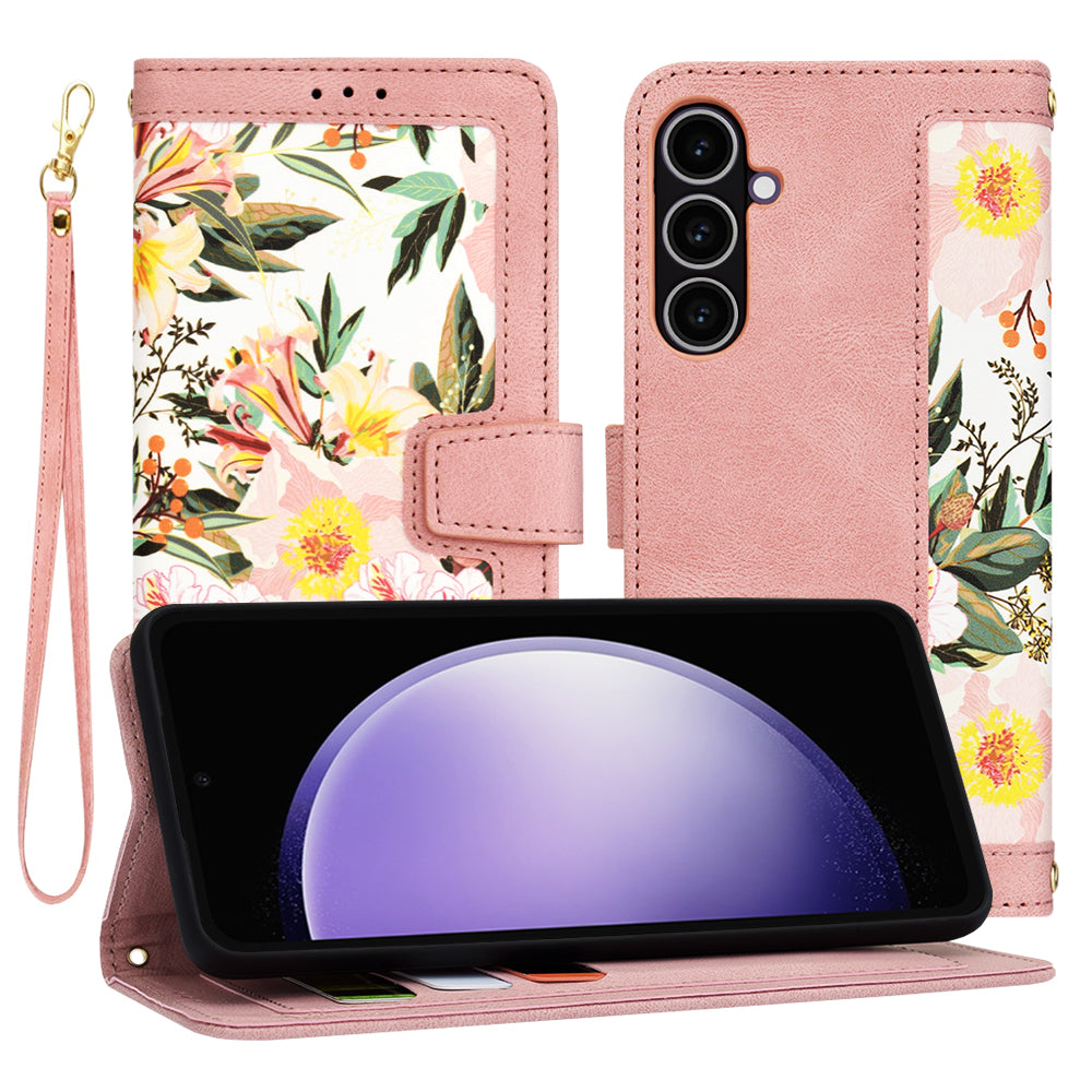 Case for Samsung Galaxy S23 FE S711, Techsuit, FlipCraft, Pink