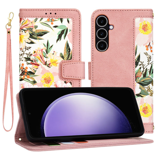 Etui na Samsung Galaxy S23 FE S711, Techsuit, FlipCraft, Różowe