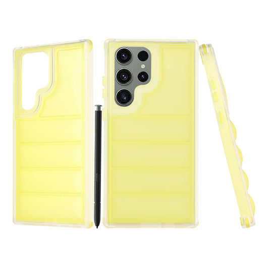 Etui na Samsung Galaxy S23 FE S711, Techsuit, Wave Shield, Żółte