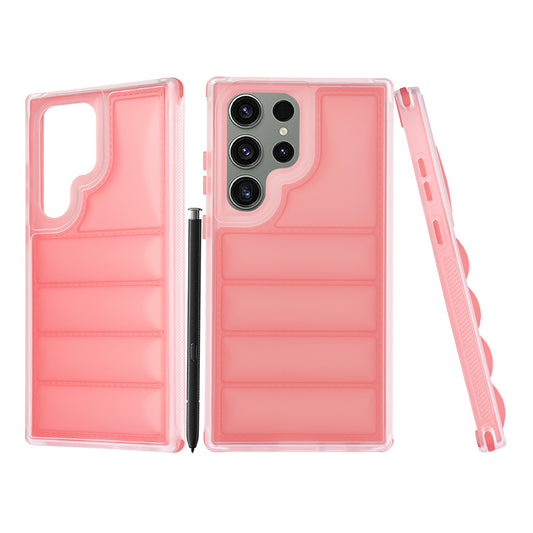 Etui na Samsung Galaxy S23 FE S711, Techsuit, Wave Shield, Czerwony
