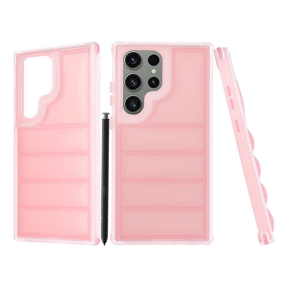Case for Samsung Galaxy S23 FE S711, Techsuit, Wave Shield, Pink