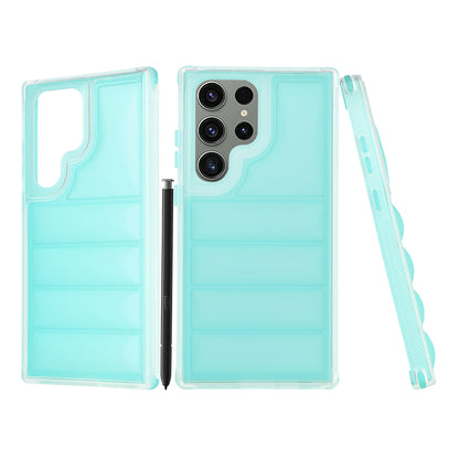 Case for Samsung Galaxy S23 FE S711, Techsuit, Wave Shield, Turquoise