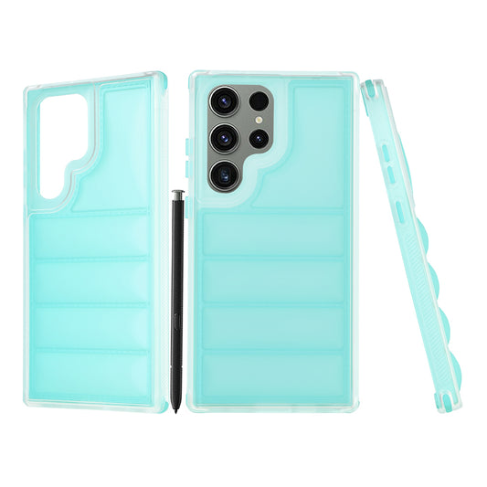 Etui na Samsung Galaxy S23 FE S711, Techsuit, Wave Shield, Turkusowy