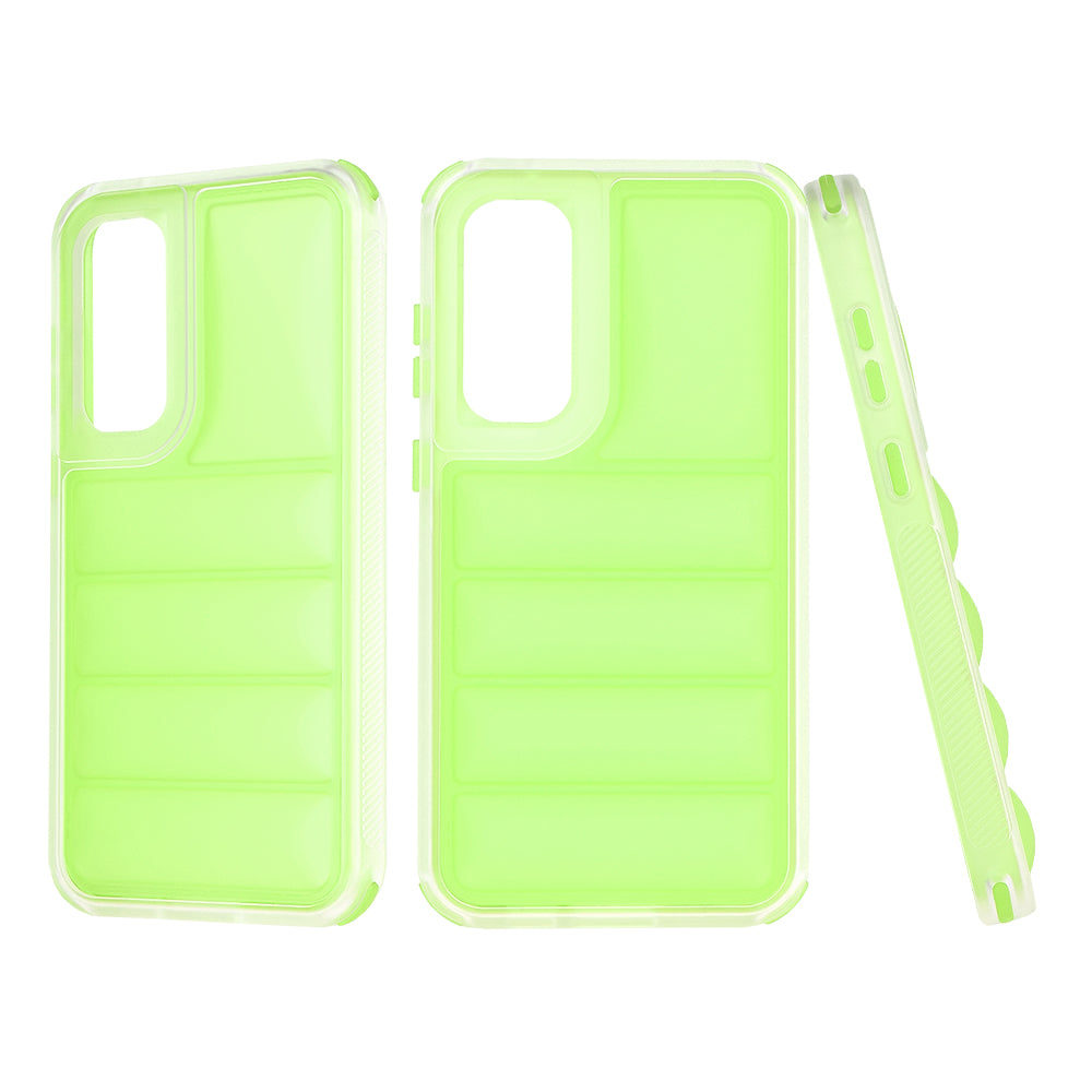Case for Samsung Galaxy S23 FE S711, Techsuit, Wave Shield, Green