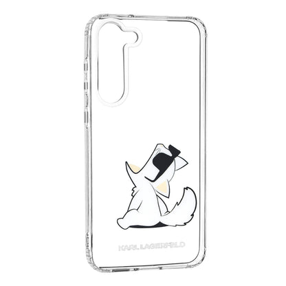 Etui na Samsung Galaxy S23+ S916, Karl Lagerfeld, Choupette Eat, Przezroczyste