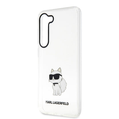 Etui na Samsung Galaxy S23+ S916, Karl Lagerfeld, Ikonik Choupette, Przezroczyste