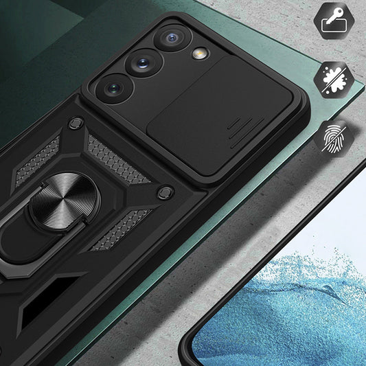 Etui na Samsung Galaxy S23+ S916, Techsuit, CamShield, Zielony