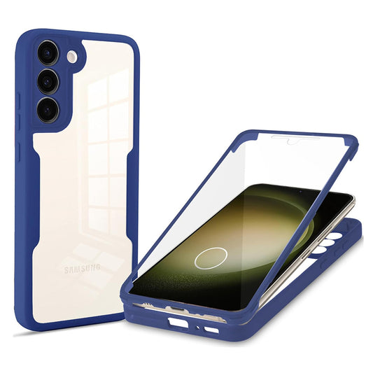 Etui na Samsung Galaxy S23+ S916, Techsuit, ColorVerse 360, Niebieskie