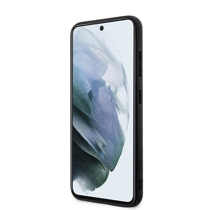 Etui na Samsung Galaxy S23 S911, Karl Lagerfeld, Saffiano Monogram Metal Logo, Czarne