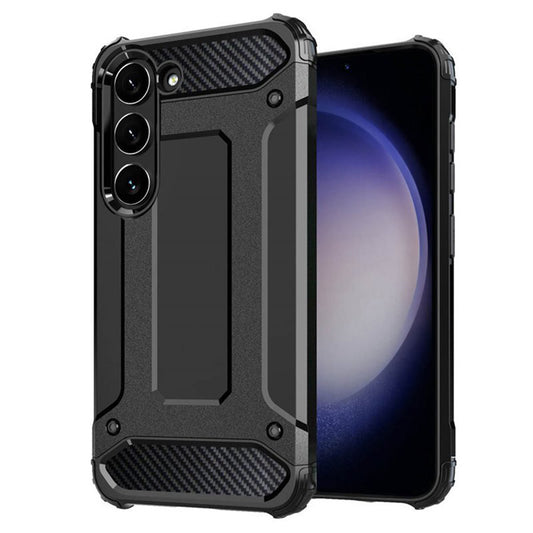 Case for Samsung Galaxy S23 S911, Techsuit, Hybrid Armor, Black