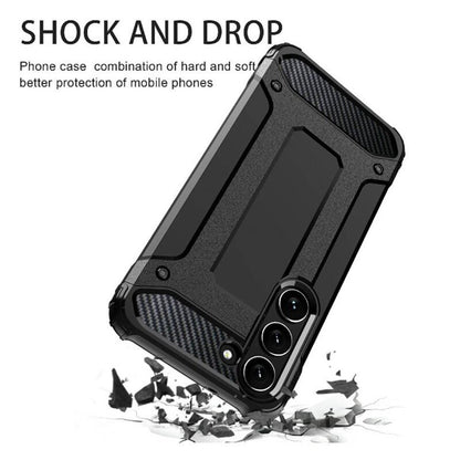 Case for Samsung Galaxy S23 S911, Techsuit, Hybrid Armor, Black