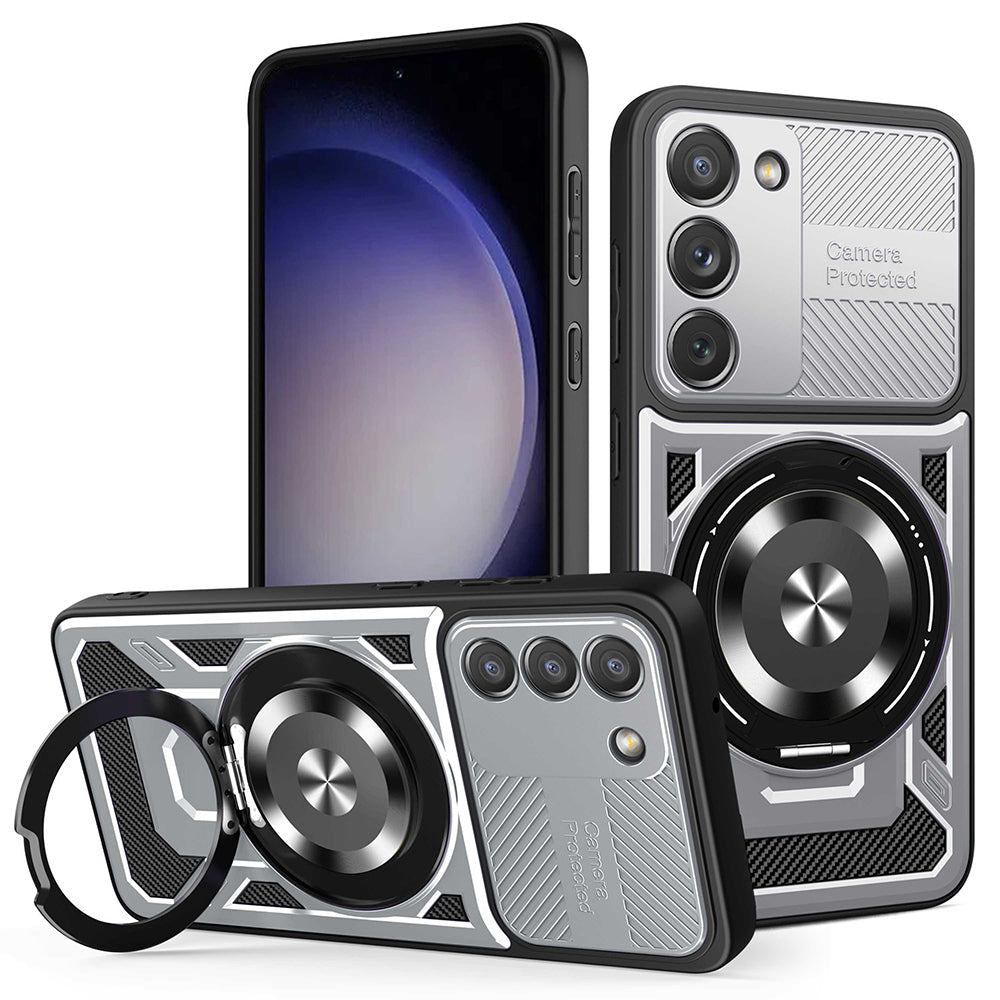 Etui na Samsung Galaxy S23 S911, Techsuit, RuggedCam, Szary