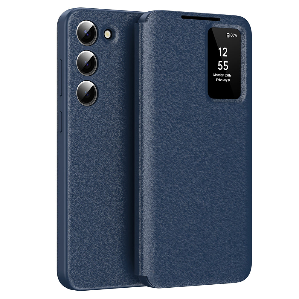 Case for Samsung Galaxy S23 S911, Techsuit, SmartView, Blue