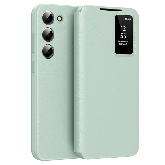 Case for Samsung Galaxy S23 S911, Techsuit, SmartView, Green