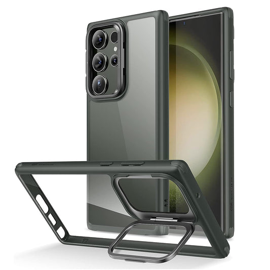 Etui na Samsung Galaxy S23 Ultra S918, ESR, Classic Kickstand, Przezroczysta Zielona