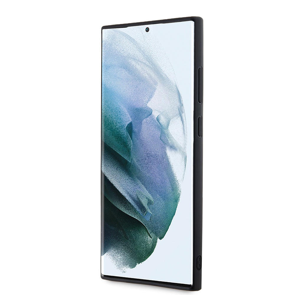 Etui na Samsung Galaxy S23 Ultra S918, Karl Lagerfeld, 3D Rubber Glitter Logo, Czarne