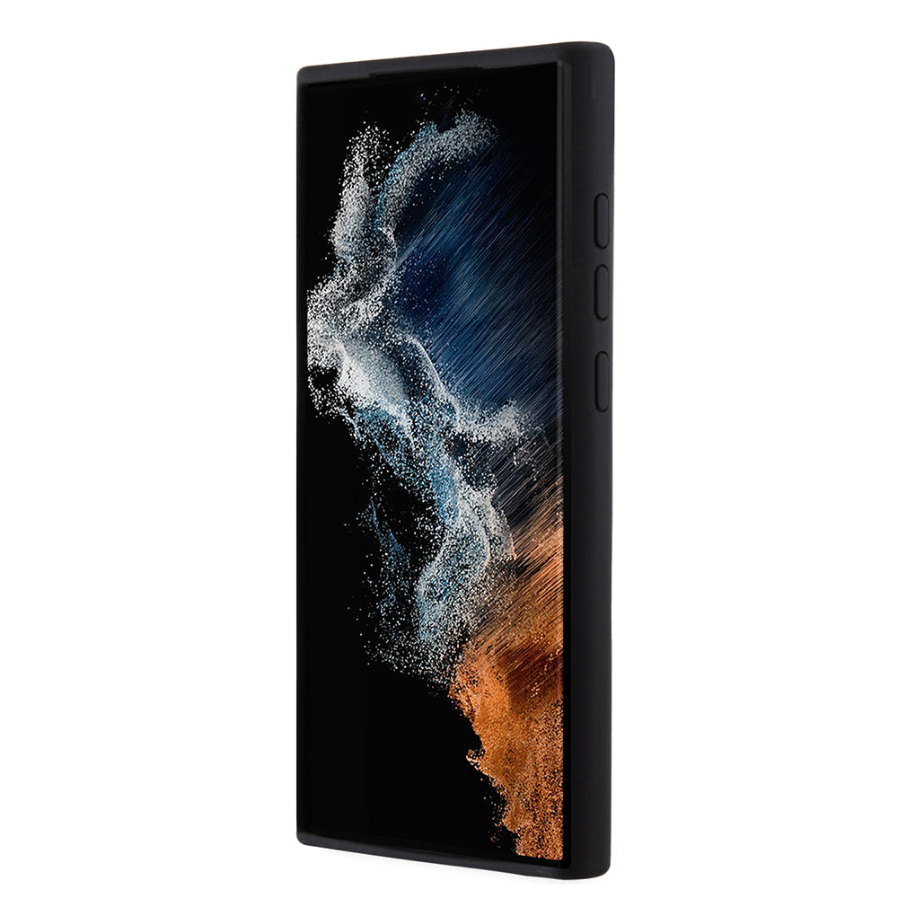 Etui na Samsung Galaxy S23 Ultra S918, Karl Lagerfeld, Silicone Ikonik Karl Metal, Czarne