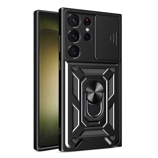 Etui na Samsung Galaxy S23 Ultra S918, Techsuit, CamShield, Czarny