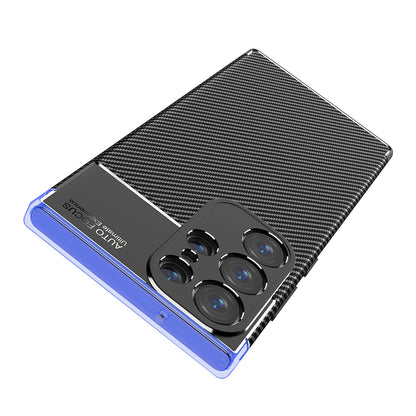 Etui na Samsung Galaxy S23 Ultra S918, Techsuit, CarbonFiber, czarne