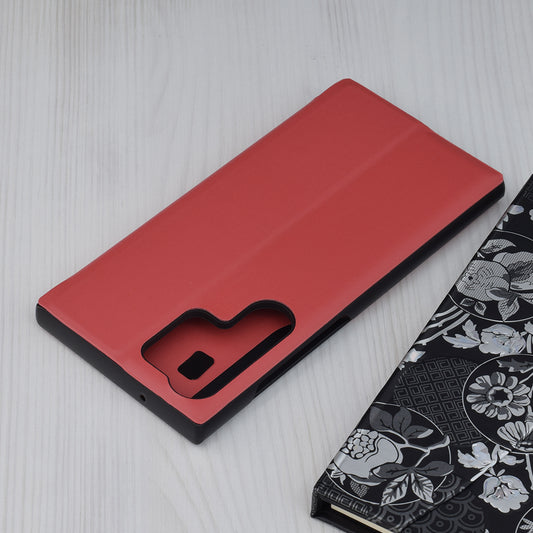 Etui na Samsung Galaxy S23 Ultra S918, Techsuit, eFold, Czerwone