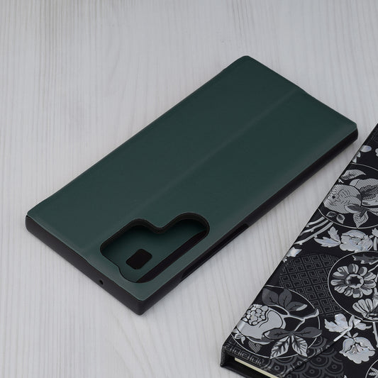 Etui na Samsung Galaxy S23 Ultra S918, Techsuit, eFold, Zielony