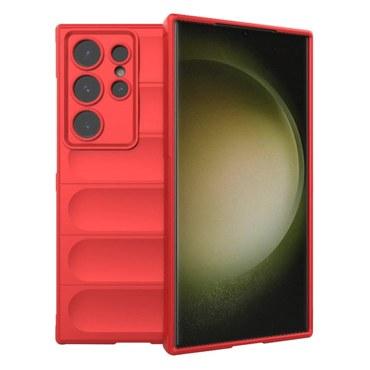 Etui na Samsung Galaxy S23 Ultra S918, Techsuit, Magic Shield, Czerwony