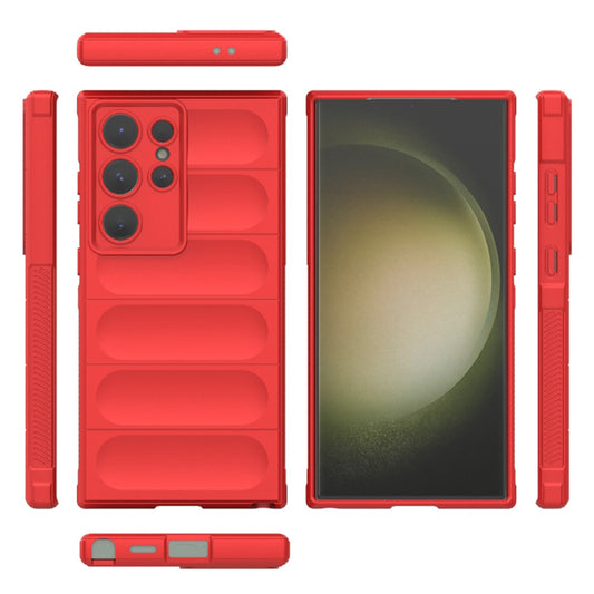 Etui na Samsung Galaxy S23 Ultra S918, Techsuit, Magic Shield, Czerwony