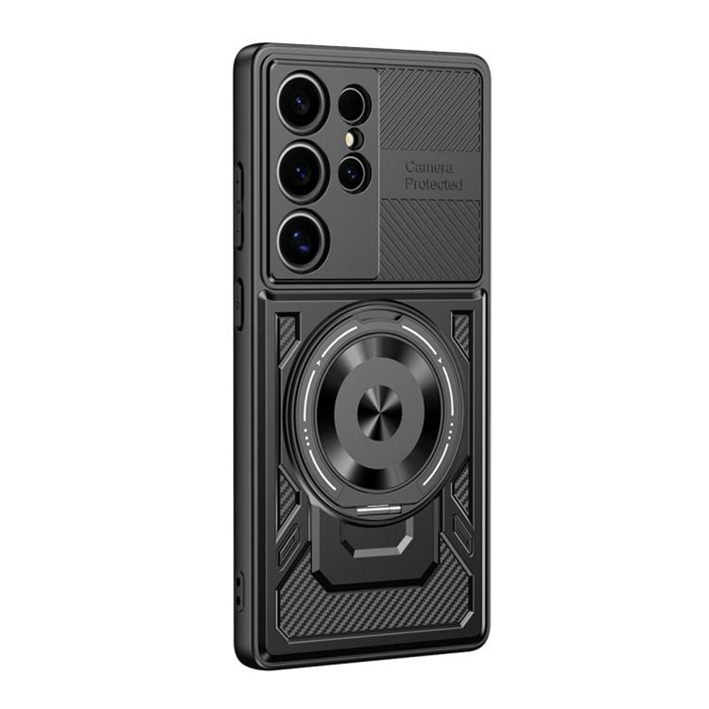 Etui na Samsung Galaxy S23 Ultra S918, Techsuit, RuggedCam, Czarny