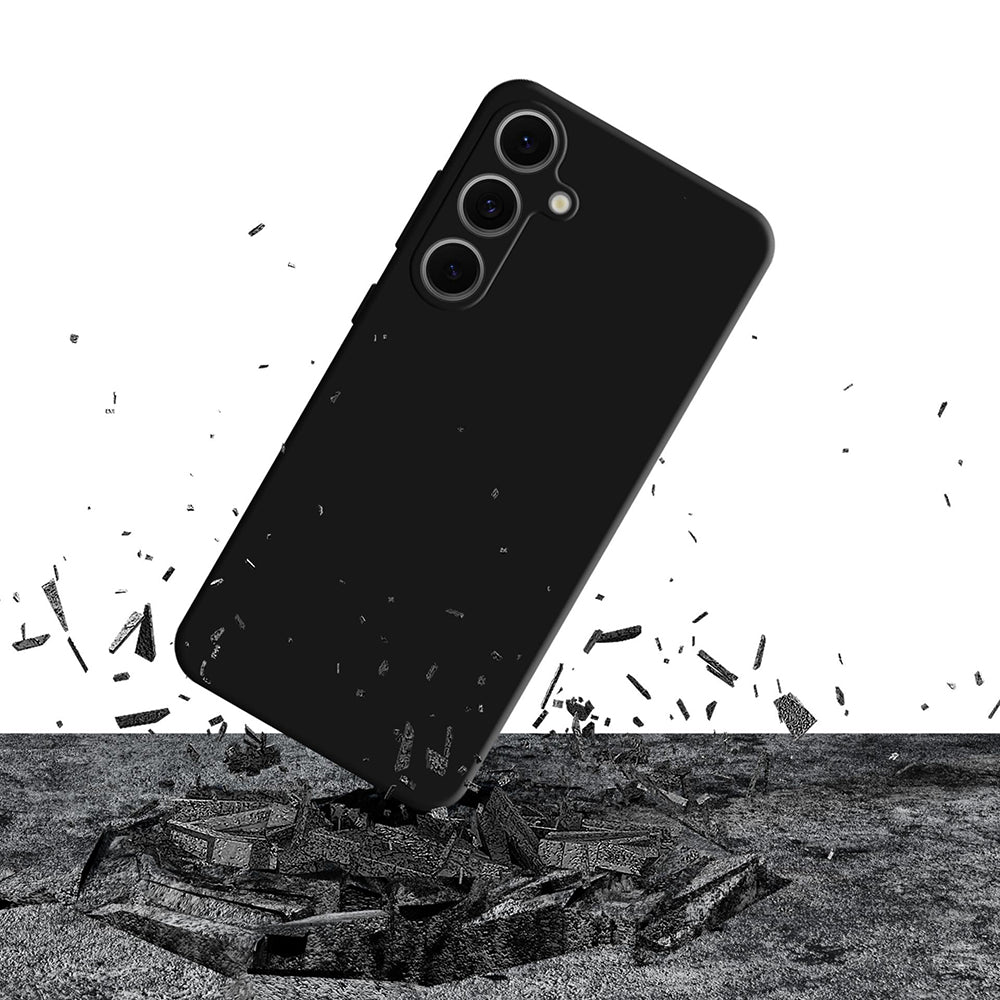Etui na Samsung Galaxy S24 FE S721, 3MK, silikonowe, czarne