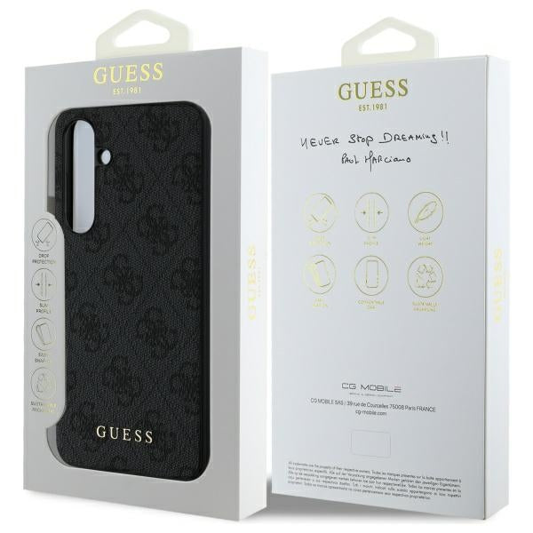 Etui na Samsung Galaxy S24 FE S721, Guess, 4G Charm, Szare