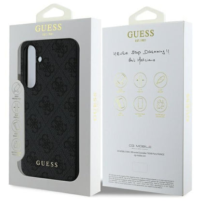 Etui na Samsung Galaxy S24 FE S721, Guess, 4G Charm, Szare