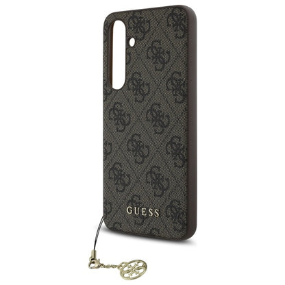 Etui na Samsung Galaxy S24 FE S721, Guess, 4G Charm, Brązowy