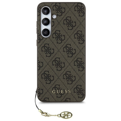 Etui na Samsung Galaxy S24 FE S721, Guess, 4G Charm, Brązowy