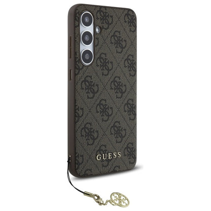 Etui na Samsung Galaxy S24 FE S721, Guess, 4G Charm, Brązowy