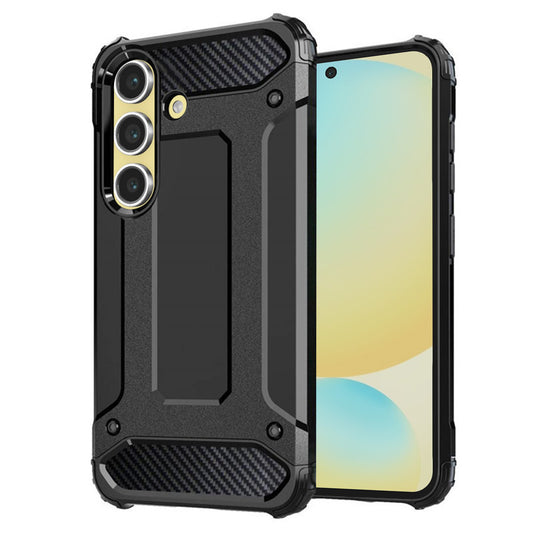 Etui na Samsung Galaxy S24 FE S721, Techsuit, Hybrid Armor, Czarny