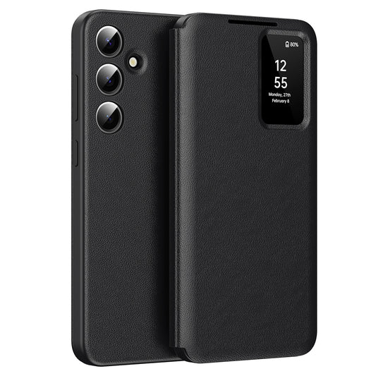 Case for Samsung Galaxy S24 FE S721, Techsuit, SmartView, Black