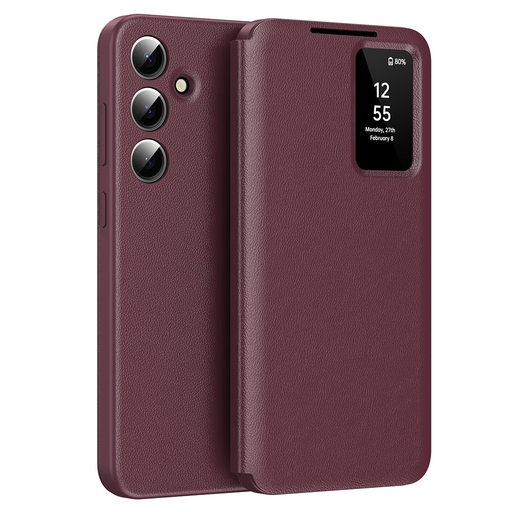 Etui na Samsung Galaxy S24 FE S721, Techsuit, SmartView, Czerwony