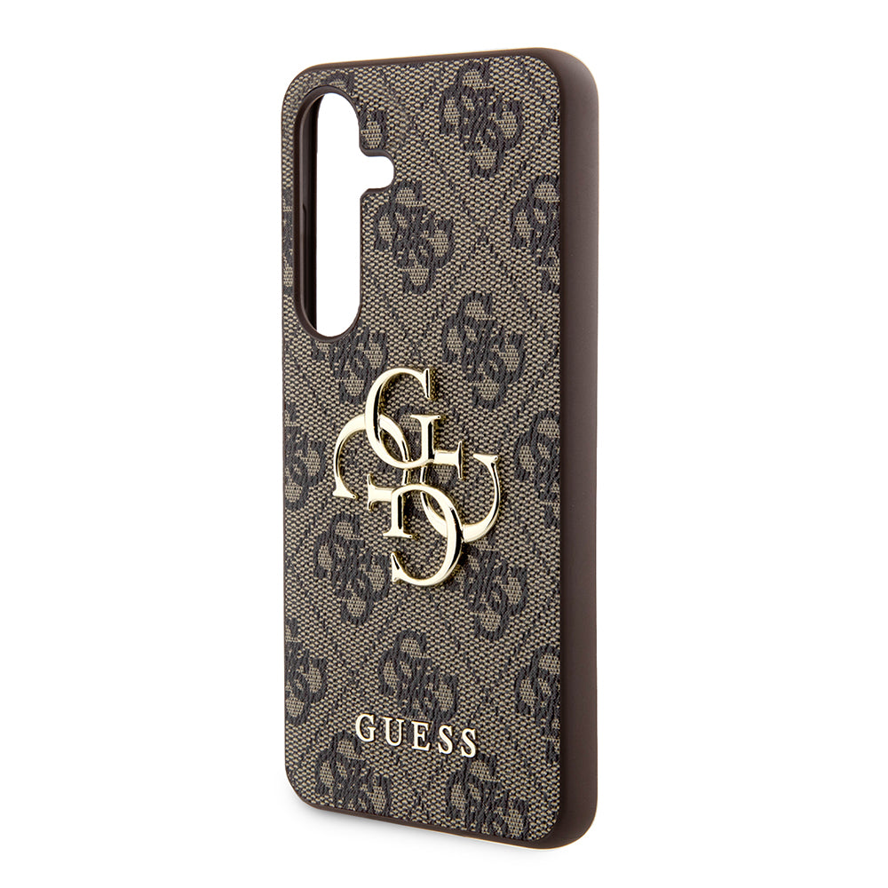 Etui na Samsung Galaxy S24+ S926, Guess, 4G Big Logo, Brązowy