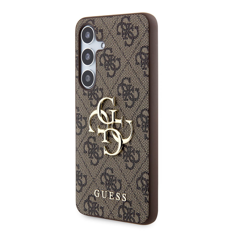 Etui na Samsung Galaxy S24+ S926, Guess, 4G Big Logo, Brązowy