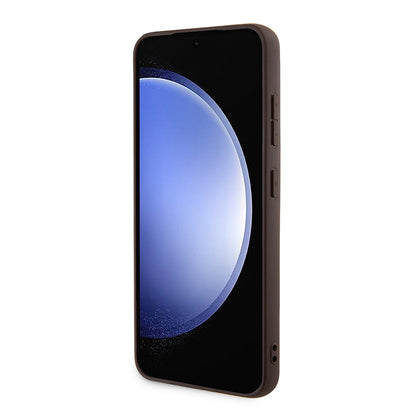 Etui na Samsung Galaxy S24+ S926, Guess, 4G Stripe, Brązowy