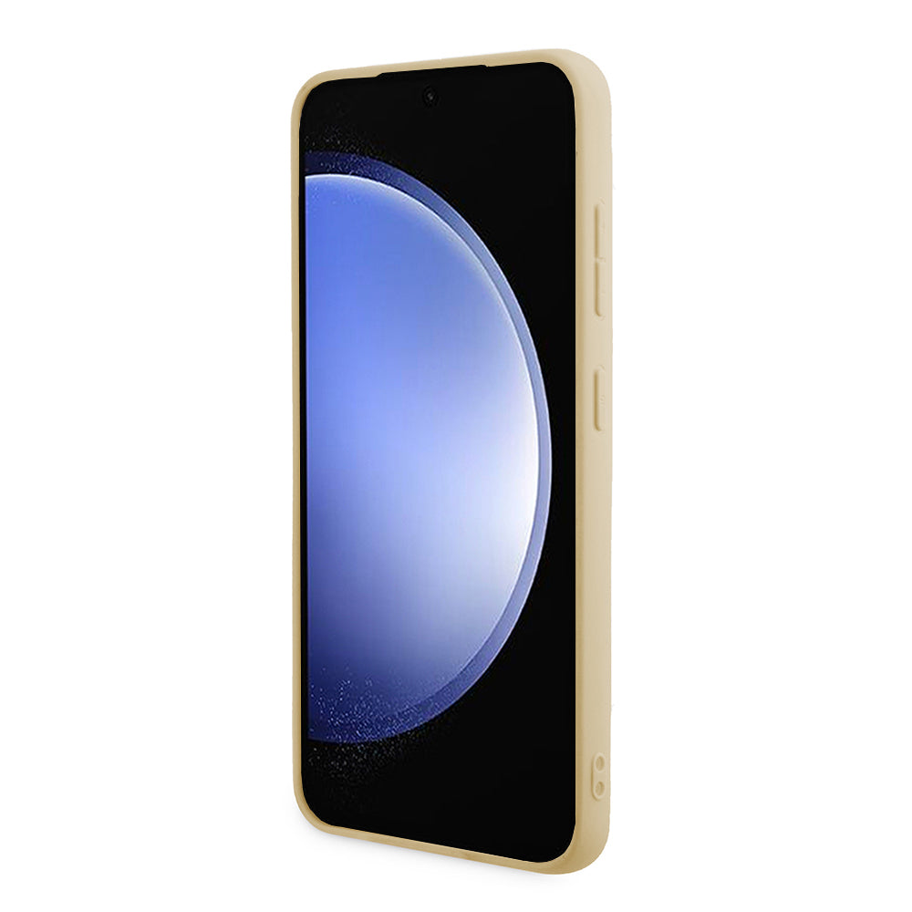 Etui na Samsung Galaxy S24+ S926, Guess, Glitter Script, Złote