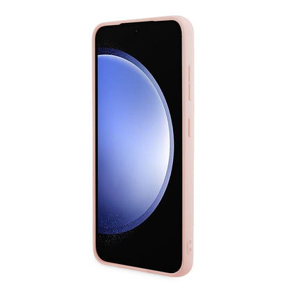 Etui na Samsung Galaxy S24+ S926, Guess, Glitter Script, Różowy