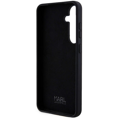 Etui na Samsung Galaxy S24+ S926, Karl Lagerfeld, Silicone Ikonik NFT, Czarne